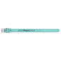 Personalized Teal Small Leatherette Dog Collar - Leatherette