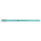 Personalized Teal Large Leatherette Dog Collar - Leatherette
