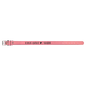 Personalized Pink Extra Large Leatherette Dog Collar - Leatherette