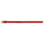 Personalized Red Extra Large Leatherette Dog Collar - Leatherette