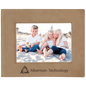 Light Brown Leatherette Photo Personalized Photo Frame - Leatherette
