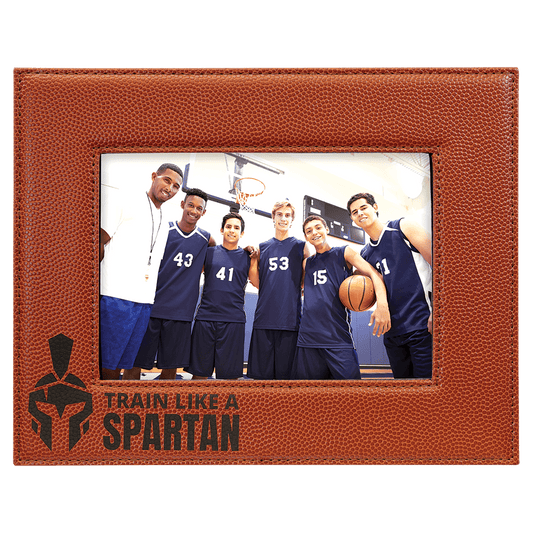 Basketball Leatherette 5x7 Photo Personalized Photo Frame - Leatherette