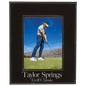 Black/Silver Leatherette Photo Personalized Photo Frame - Leatherette