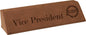 Personalized Dark Brown Leatherette Holder/Easel - Leatherette