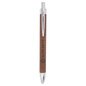 Personalized Dark Brown Leatherette Ballpoint Pen - Leatherette
