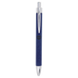 Personalized Blue Leatherette Ballpoint Pen - Leatherette