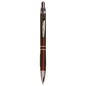 Personalized Gloss Burgundy Anodized Aluminum Ballpoint Pen with Rubber Gripper