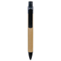 Personalized Recycled Paper Ballpoint Pen with Black Trim