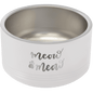 Personalized White 18 oz. Polar Camel Powder Coated Stainless Steel Dog Bowl