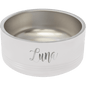 Personalized White 32 oz. Polar Camel Powder Coated Stainless Steel Dog Bowl