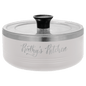 Custom White Polar Camel 1.25 Quart Serving Bowl with Lid - Stainless Steel