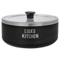 Custom Black 3 Quart Polar Camel Serving Bowl with Lid - Stainless Steel