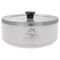 Custom White 3 Quart Polar Camel Serving Bowl with Lid - Stainless Steel