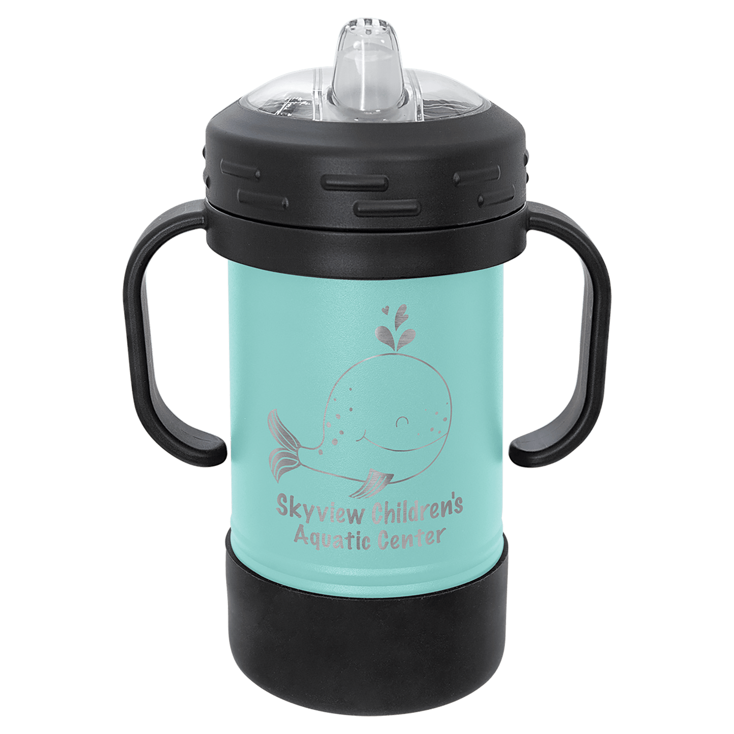 Custom Teal 10 oz. Sippy Cup