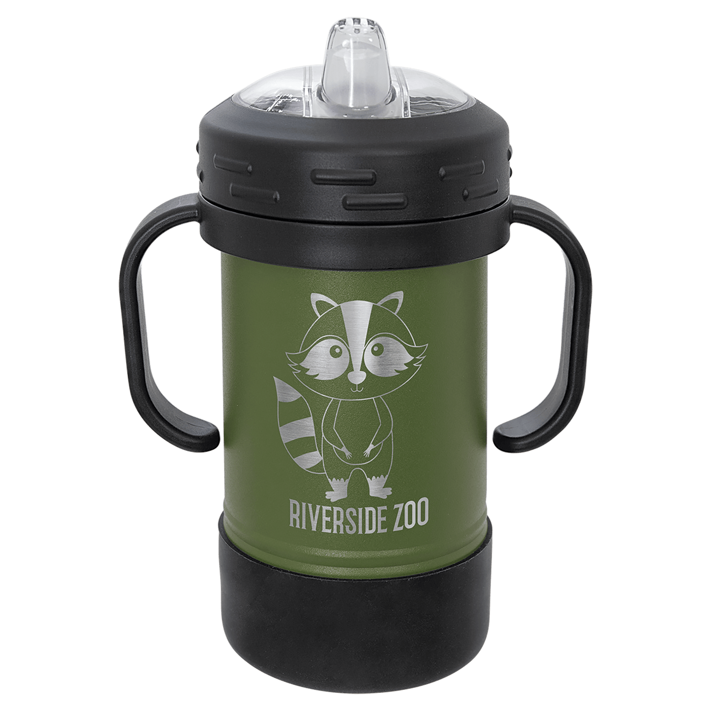 Custom Olive Green 10 oz. Sippy Cup