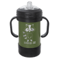 Custom Olive Green 10 oz. Sippy Cup