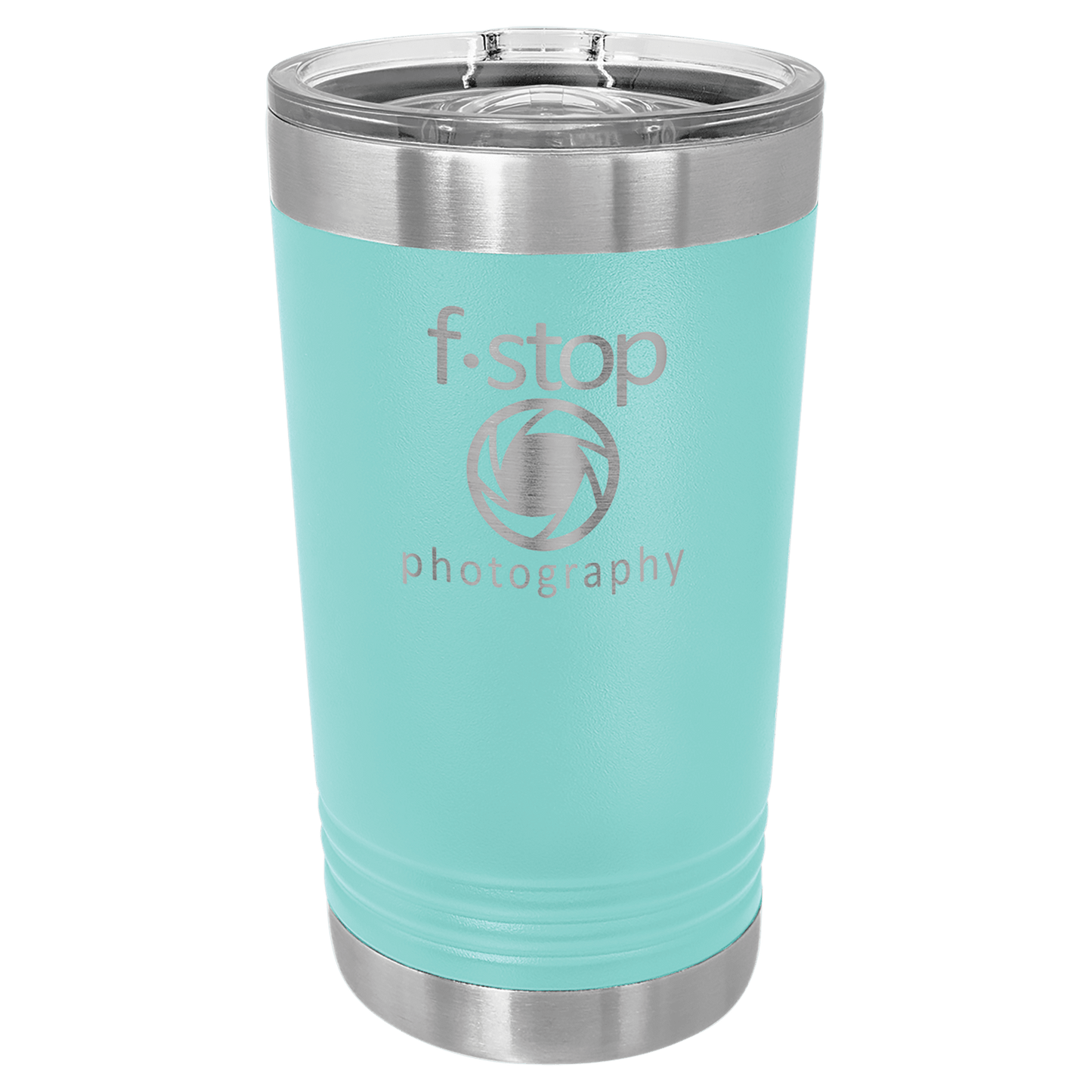 Custom Teal Polar Camel 16 oz. Pint