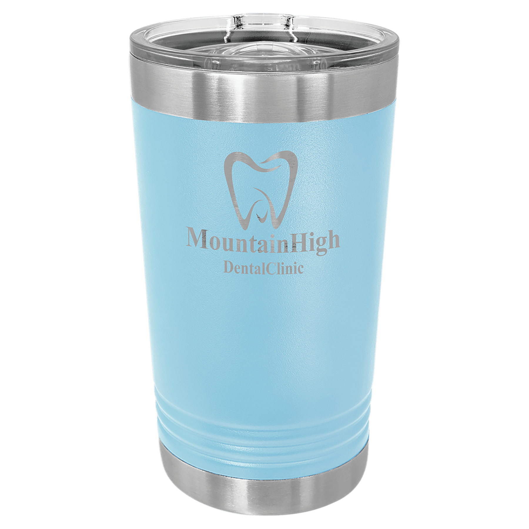 Custom Light Blue Polar Camel 16 oz. Pint