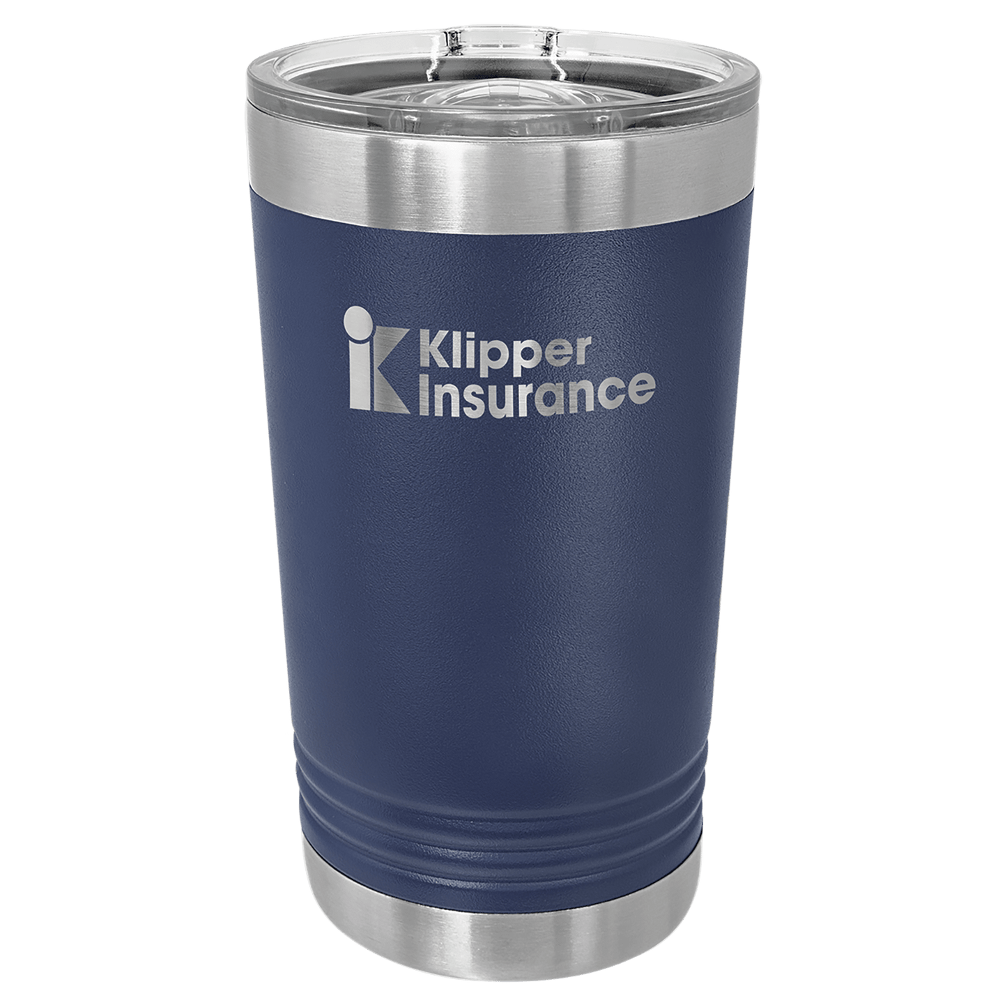 Custom Navy Blue Polar Camel 16 oz. Pint