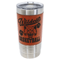 Basketball Sport Custom Laser Engraved Tumbler