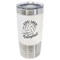 Volleyball Sport Custom Laser Engraved Tumbler - White