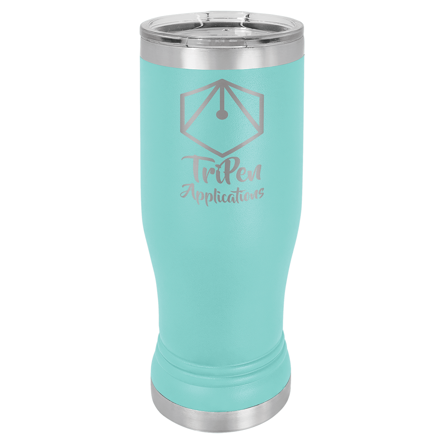 Custom Teal Polar Camel 14 oz. Pilsner