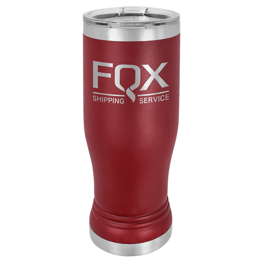 Custom Maroon Polar Camel 14 oz. Pilsner