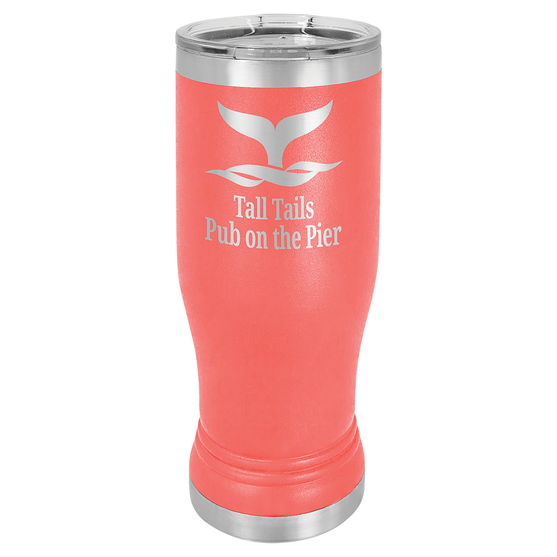 Custom Coral Polar Camel 14 oz. Pilsner