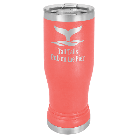 Custom Coral Polar Camel 14 oz. Pilsner