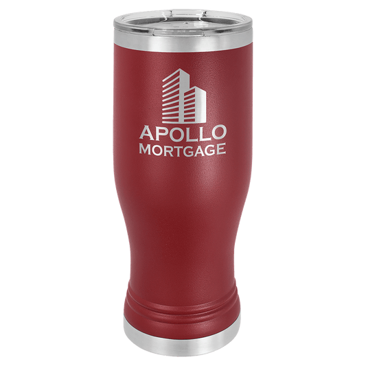 Custom Maroon Polar Camel 20 oz. Pilsner
