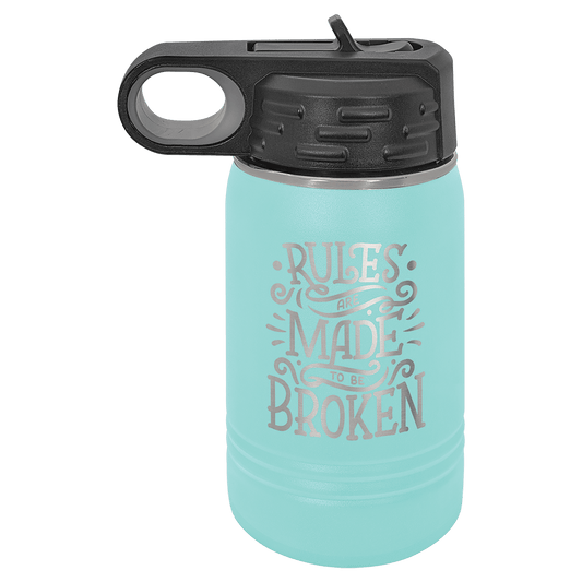 Teal 12 oz. Polar Camel Water Personalized Water Bottle