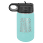 Teal 12 oz. Polar Camel Water Personalized Water Bottle