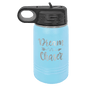Light Blue 12 oz. Polar Camel Water Personalized Water Bottle