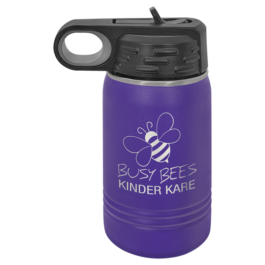 Purple 12 oz. Polar Camel Water Personalized Water Bottle