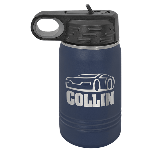 Navy Blue 12 oz. Polar Camel Water Personalized Water Bottle