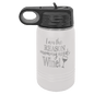 White 12 oz. Polar Camel Water Personalized Water Bottle