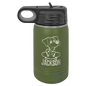 Olive Green 12 oz. Polar Camel Water Personalized Water Bottle