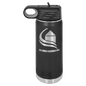 Black 20 oz. Polar Camel Water Personalized Water Bottle