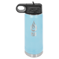 Light Blue 20 oz. Polar Camel Water Personalized Water Bottle