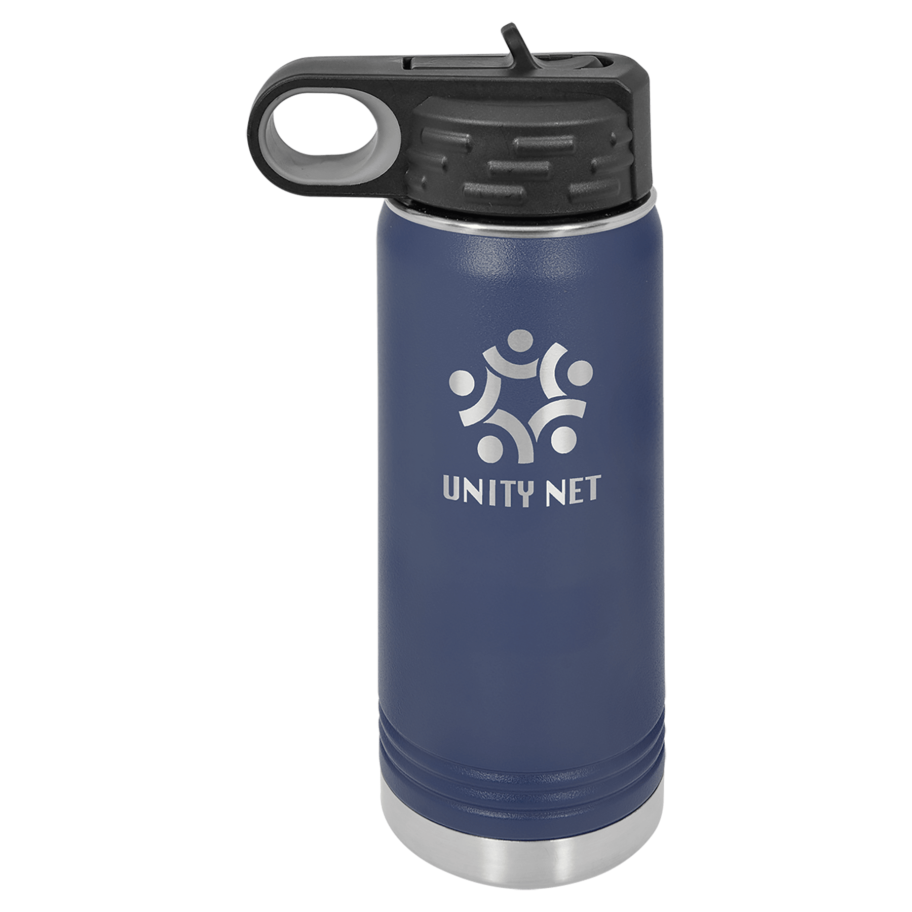 Navy Blue 20 oz. Polar Camel Water Personalized Water Bottle
