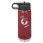 Maroon 20 oz. Polar Camel Water Personalized Water Bottle