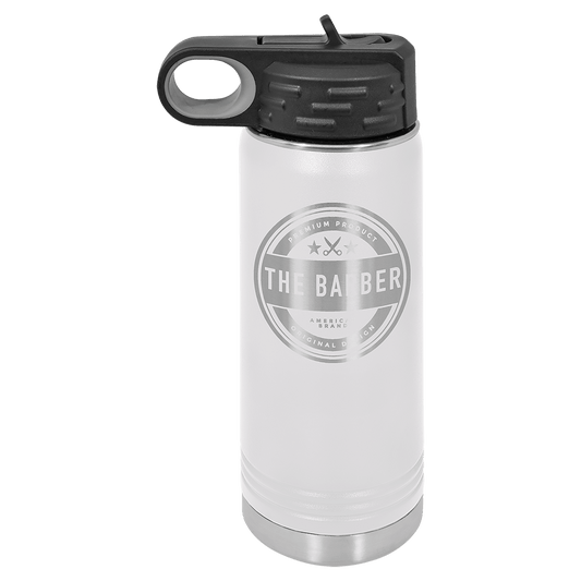 White 20 oz. Polar Camel Water Personalized Water Bottle