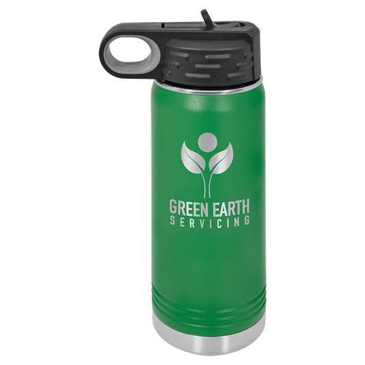 Green 20 oz. Polar Camel Water Personalized Water Bottle