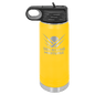 Yellow 20 oz. Polar Camel Water Personalized Water Bottle