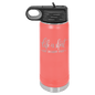 Coral 20 oz. Polar Camel Water Personalized Water Bottle