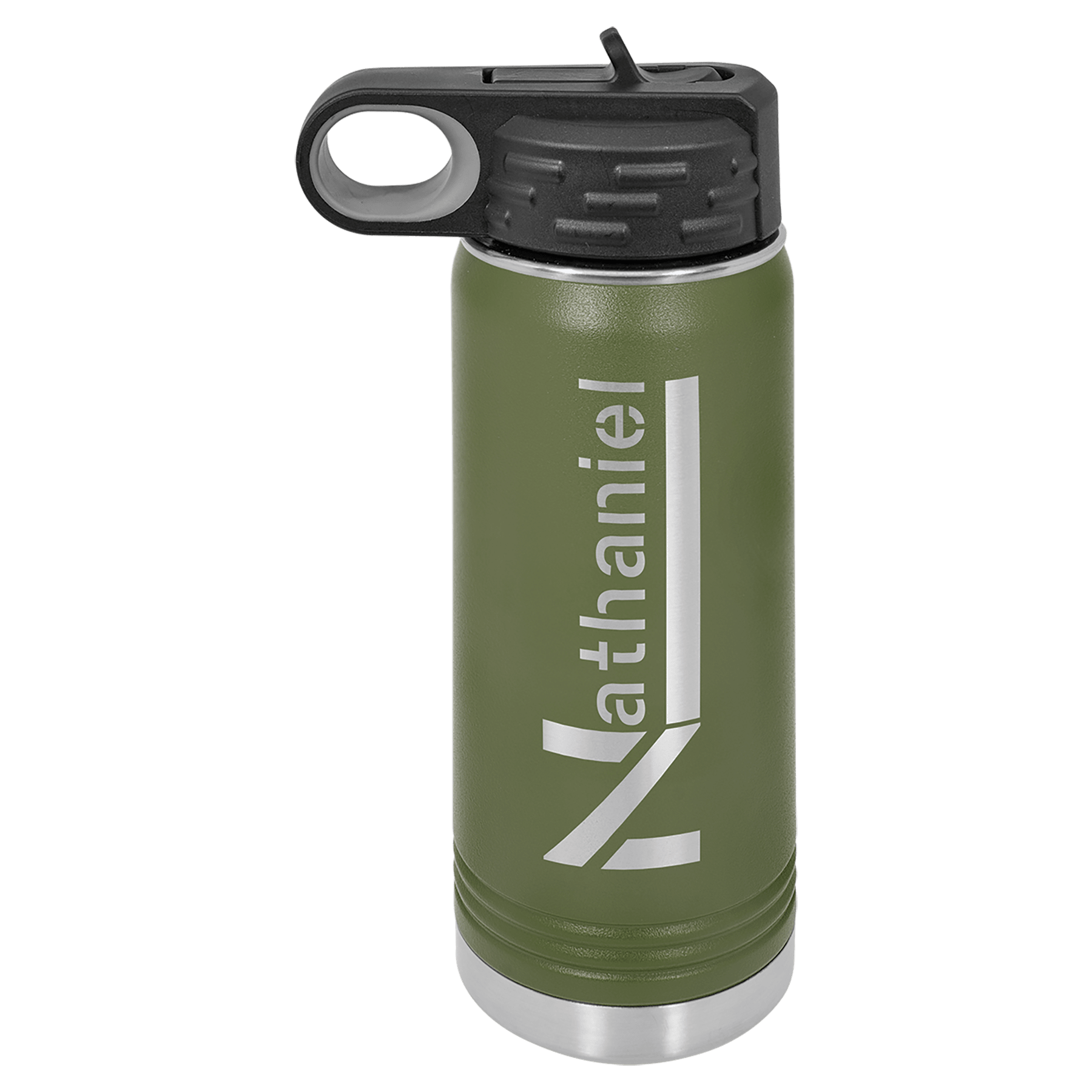 Olive Green 20 oz. Polar Camel Water Personalized Water Bottle