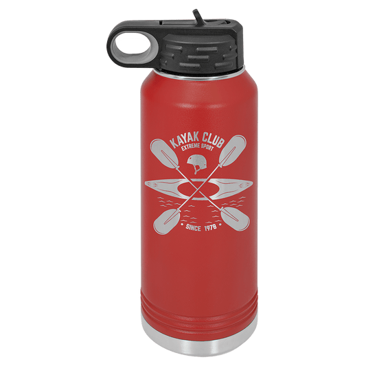 Red 32 oz. Polar Camel Water Personalized Water Bottles