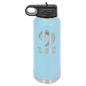 Light Blue 32 oz. Polar Camel Water Personalized Water Bottles