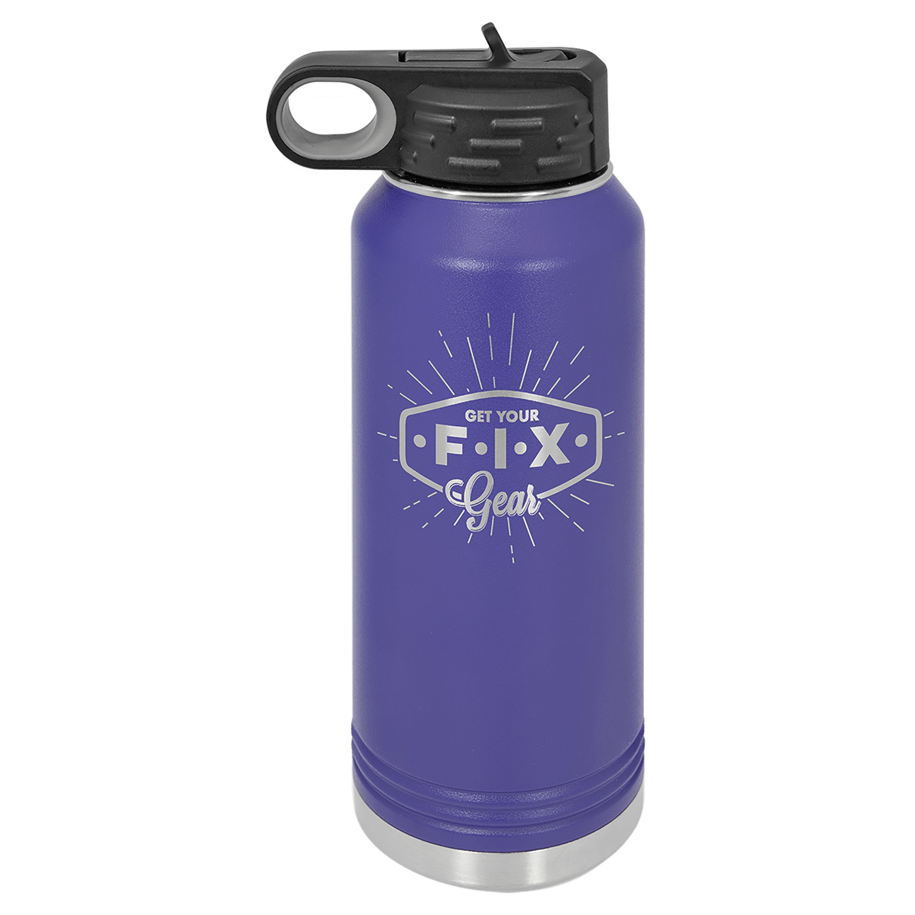 Purple 32 oz. Polar Camel Water Personalized Water Bottles