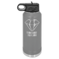 Dark Gray 32 oz. Polar Camel Water Personalized Water Bottles